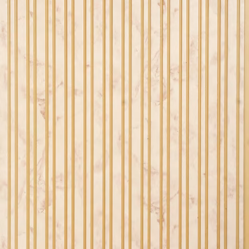 Ivory Gold Pinstripe – E3 Clads VEGAS wall panel texture