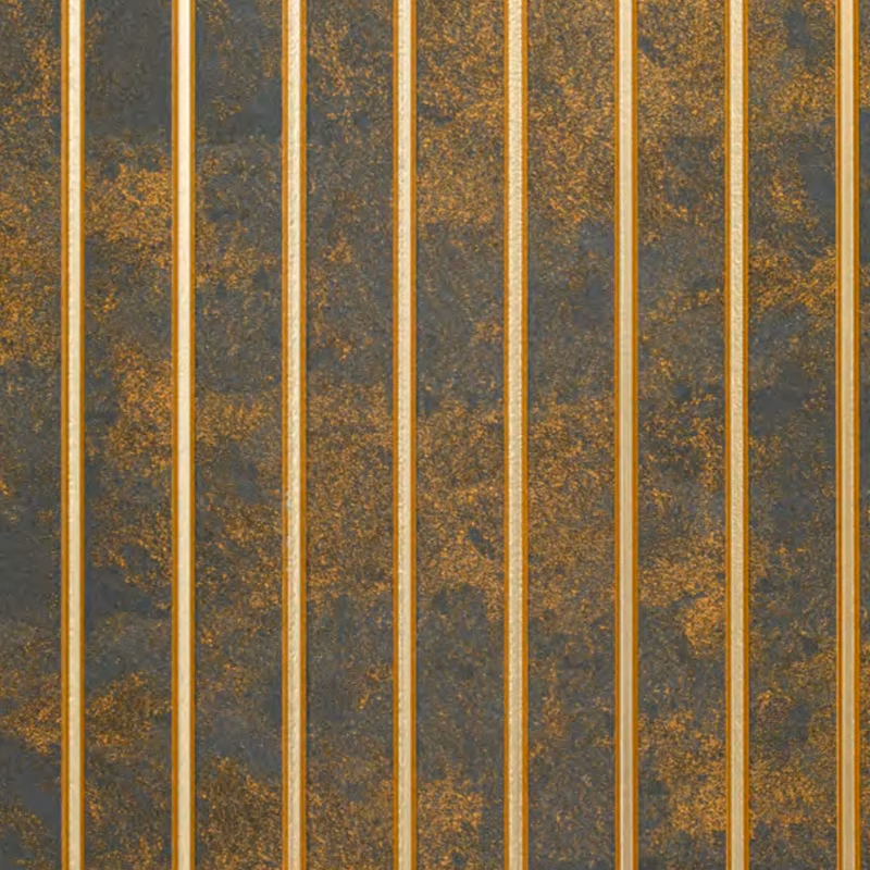 Rust Patina Gold Strip – E3 Clads VEGAS wall panel texture