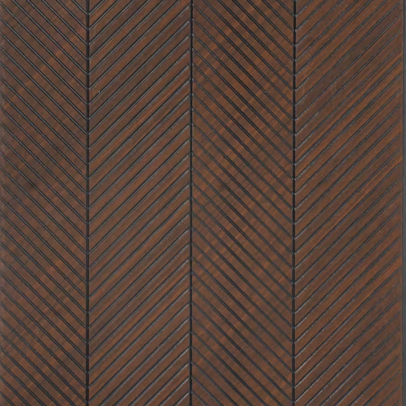 Espresso Chevron – E3 Clads VEGAS wall panel texture