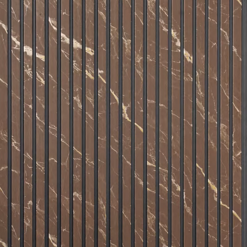 Cocoa Marble Groove – E3 Clads VEGAS wall panel texture