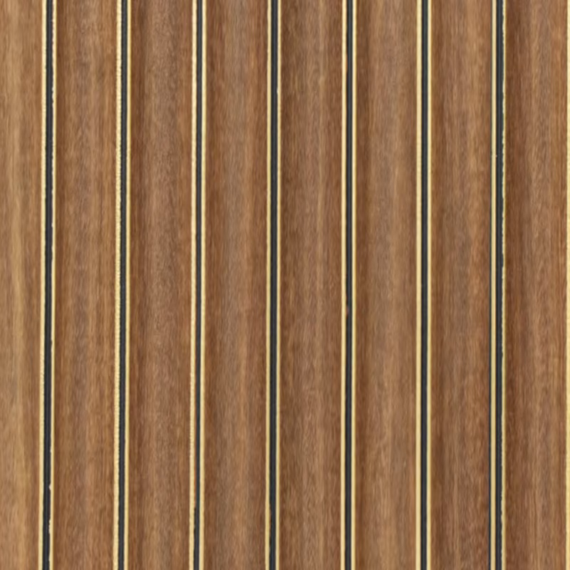 Honey Walnut Gold Strip – E3 Clads VEGAS wall panel texture
