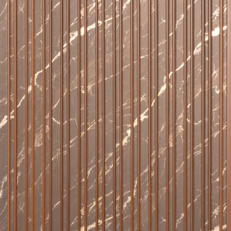 Russet Marble Groove – E3 Clads VEGAS wall panel texture