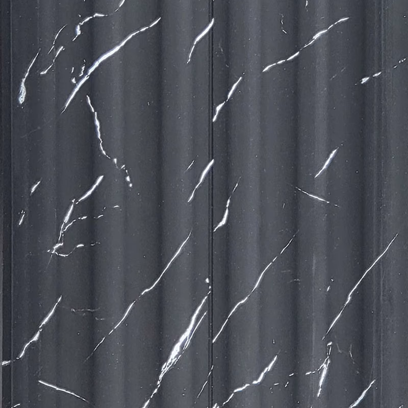 Nero Marquina Flute – E3 Clads SHALLOM-10 wall panel texture