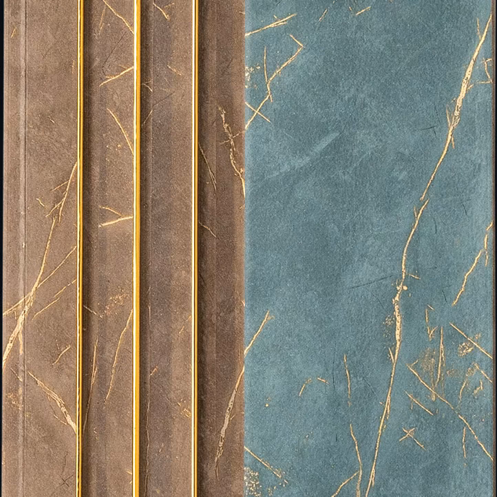 Teal Bronze Duo – E3 Clads ALDURA VOL II wall panel texture