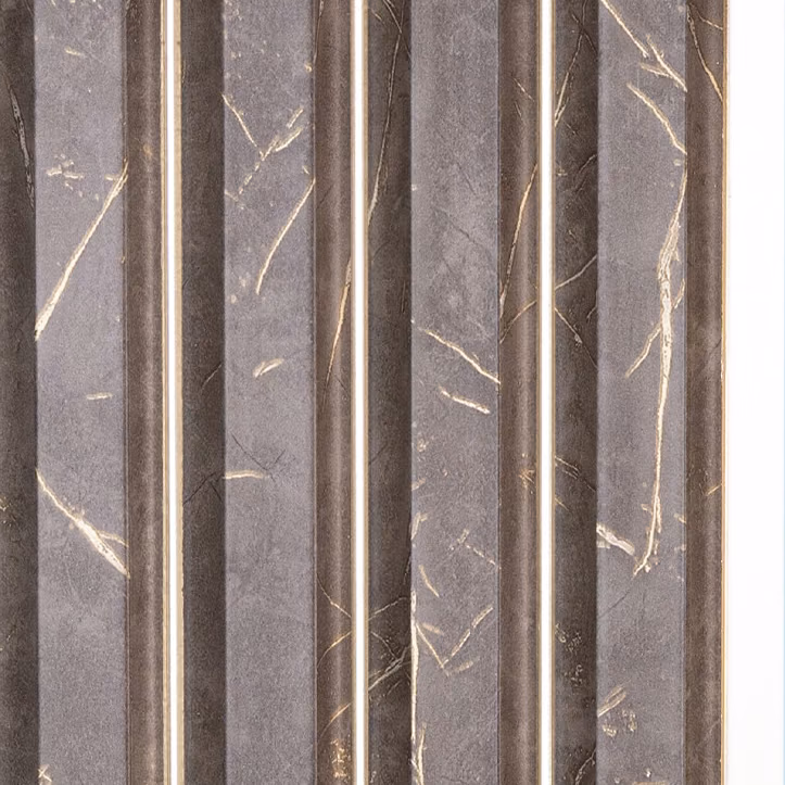 Mocha Stone Stripe – E3 Clads ALDURA VOL II wall panel texture