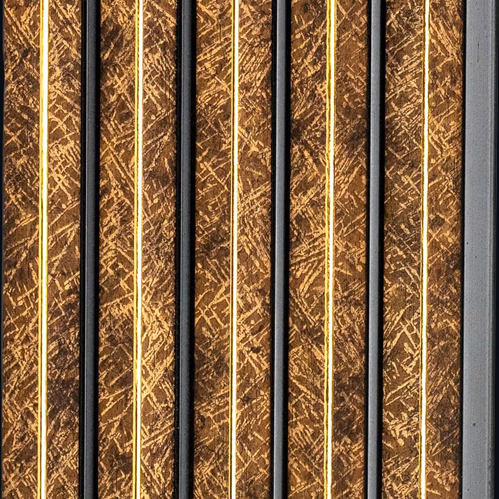 Bronze Etch Gold – E3 Clads ALDURA VOL II wall panel texture