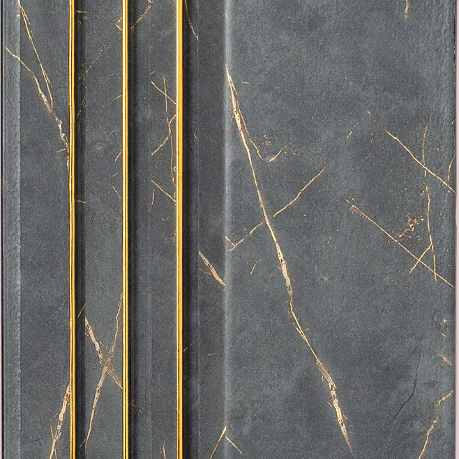 Graphite Gold Vein – E3 Clads ALDURA VOL I wall panel texture