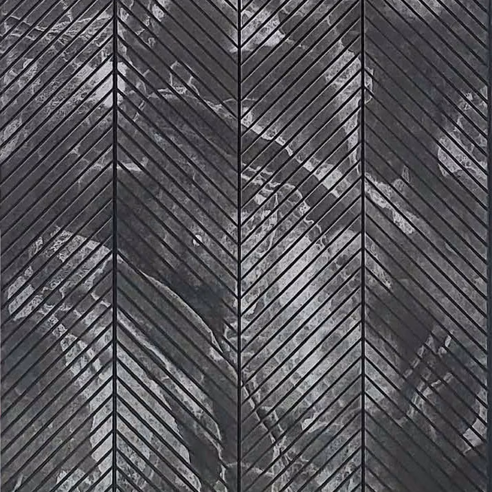 Black Chevron – E3 Clads PHOENIX wall panel texture