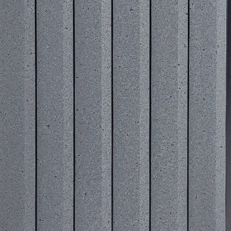 Concrete Grey Flute – E3 Clads SHALLOM-10 wall panel texture