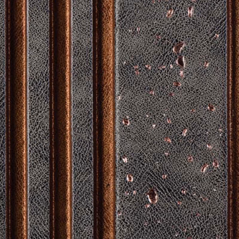 Smoked Leather Rib – E3 Clads SHALLOM wall panel texture