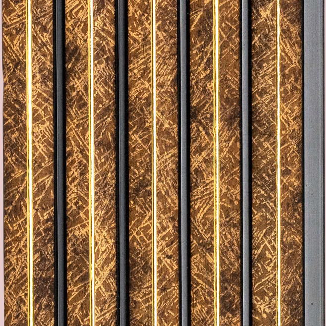 Aged Gold Reed – E3 Clads ALDURA VOL I wall panel texture