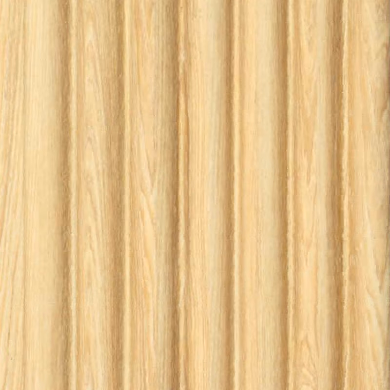 SHALOM 6015 - Pale Ash Flute – Pale Ash Flute Charcoal wall panel by E3 Clads, 8 ft x 5 in, Matt finish – Louver Studio Bangalore