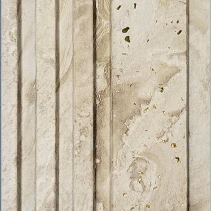 Gold Fleck Travertine – E3 Clads ALDURA VOL II wall panel texture