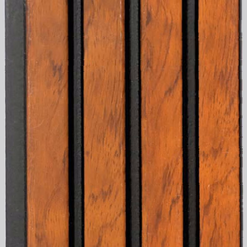 Cherry Red Slat – E3 Clads SHALLOM wall panel texture