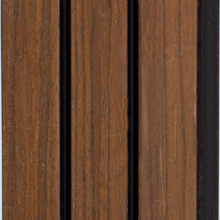 Cocoa Walnut Slat – E3 Clads ALDURA VOL II wall panel texture