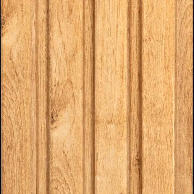 Blonde Oak Flute – E3 Clads ALDURA VOL I wall panel texture