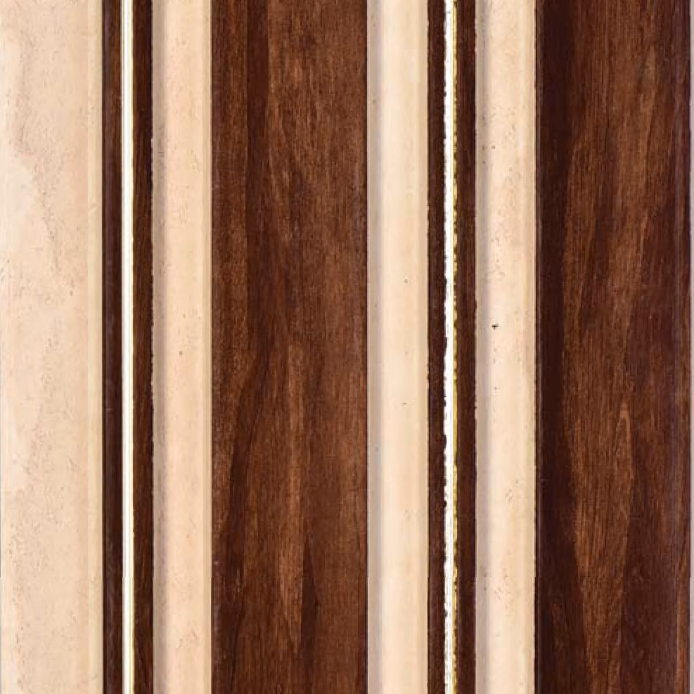 Two-tone Walnut Stripe – E3 Clads ALLESTTO wall panel texture
