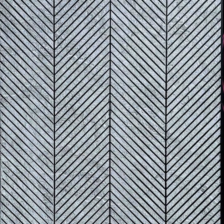Silver Grey Chevron – E3 Clads PHOENIX wall panel texture