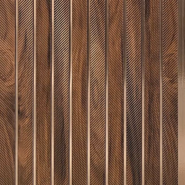 Medium Walnut – E3 Clads PHOENIX wall panel texture