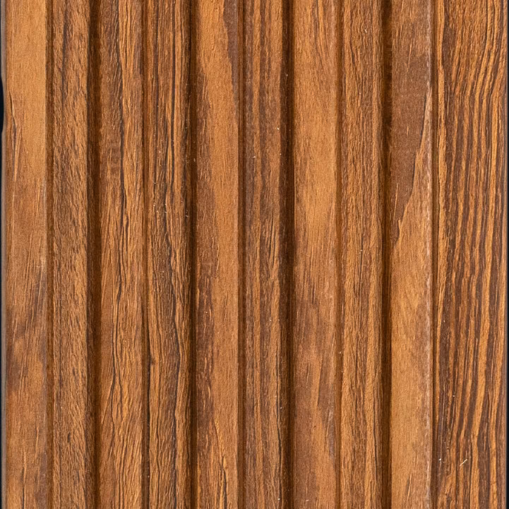 Rustic Teak Flute – E3 Clads ALDURA VOL II wall panel texture