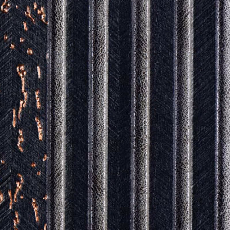 SHALOM 6022 - Black Copper Fleck – Black Copper Fleck Charcoal wall panel by E3 Clads, 8 ft x 5 in, Matt finish – Louver Studio Bangalore