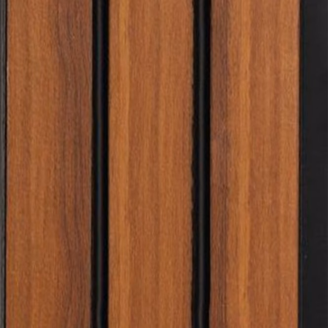 Cherry Teak Flute – E3 Clads ALDURA VOL I wall panel texture