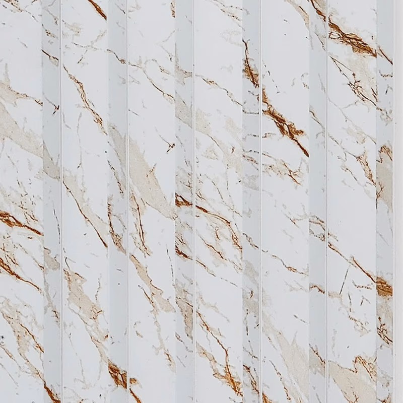 White Gold Vein Flute – E3 Clads SHALLOM-10 wall panel texture