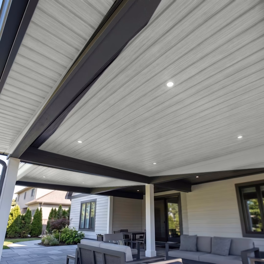 CB06 - White White PVC wall panel – Louver Studio – view 2