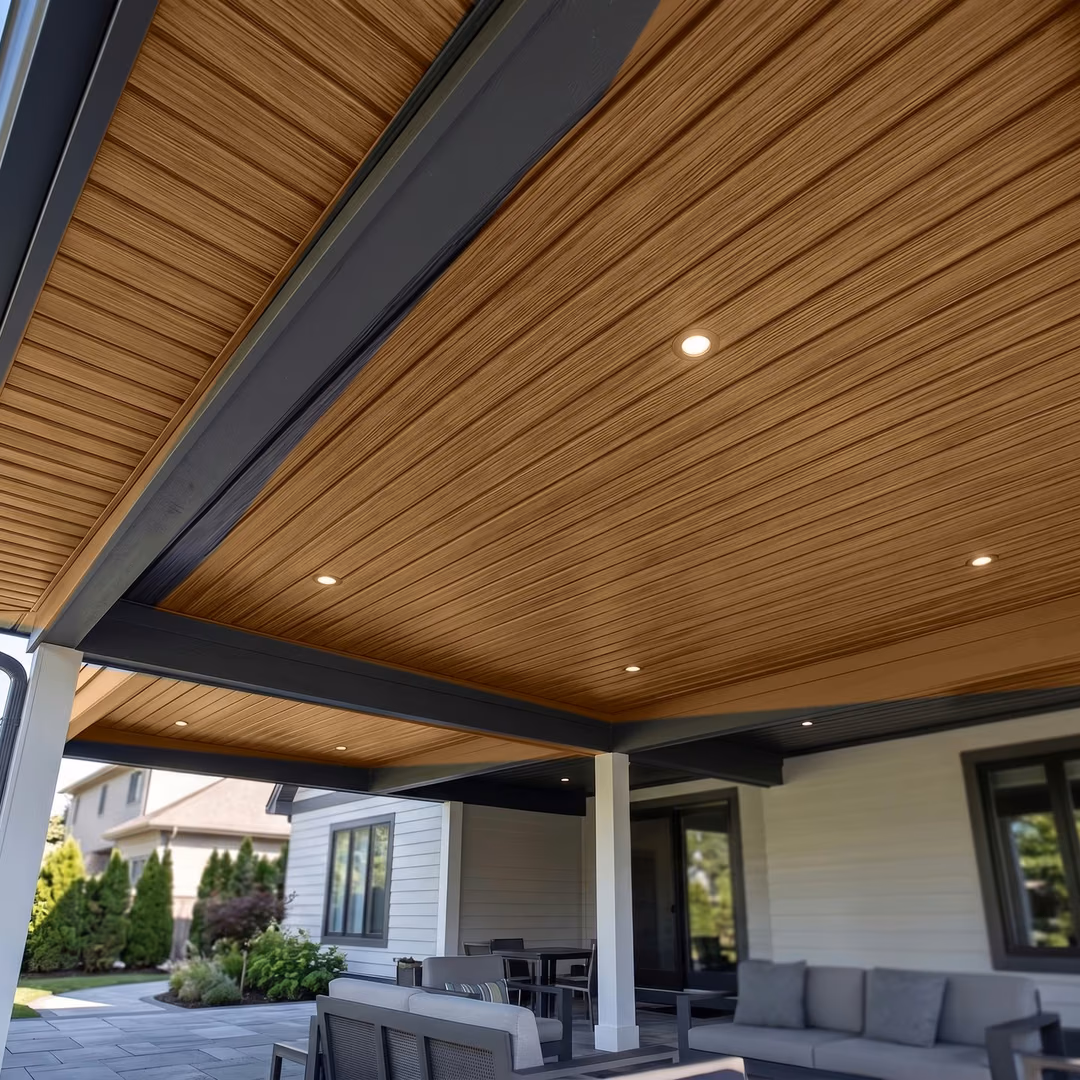 CB05 - Mahogany Mahogany PVC wall panel – Louver Studio – view 2