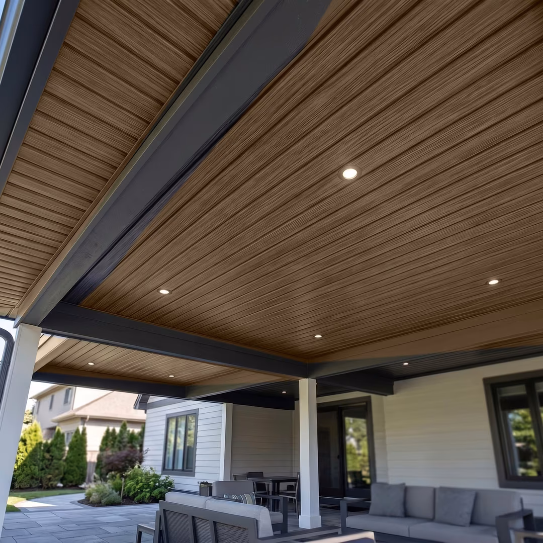 CB03 - Walnut Walnut PVC wall panel – Louver Studio – view 2