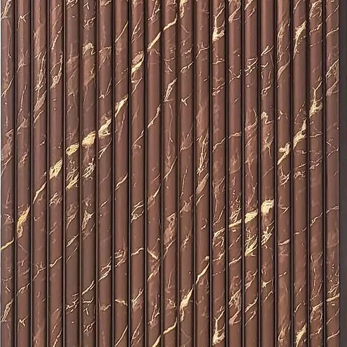 PHOENIX 9010 - Chocolate Gold Vein – Chocolate Gold Vein Charcoal wall panel by E3 Clads, 9.5 ft x 12 in, Matt finish – Louver Studio Bangalore