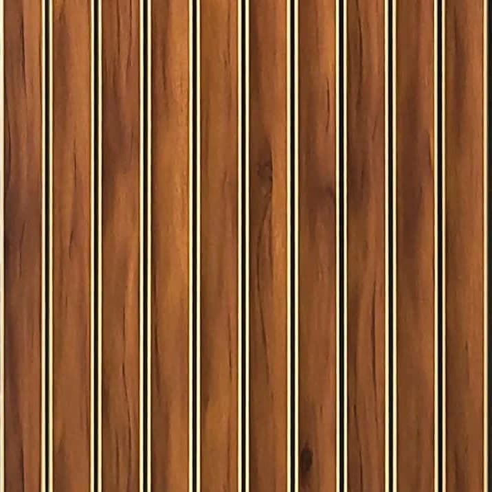 PHOENIX 9002 - Warm Walnut – Warm Walnut Charcoal wall panel by E3 Clads, 9.5 ft x 12 in, Matt finish – Louver Studio Bangalore