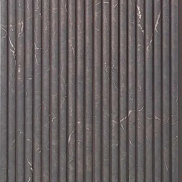 PHOENIX 9016 - Dark Grey Brown – Dark Grey Brown Charcoal wall panel by E3 Clads, 9.5 ft x 12 in, Matt finish – Louver Studio Bangalore