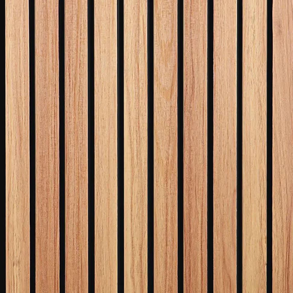 LS-104 - Natural Beech – Natural Beech PVC wall panel by Louver Studio, 9.5 ft x 1 ft, Matt finish – Louver Studio Bangalore